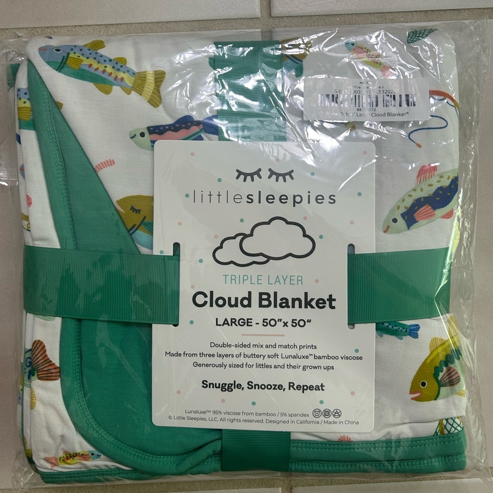Little Sleepies Gone Fishin Cloud